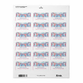 Klassieke Vlaggenlijn Trouwfeest / Bruiloft Etiket (Full Sheet)