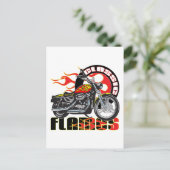  klassieke-vlakke taakcyclus briefkaart (Staand voorkant)