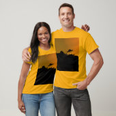 Klassieke vliegende schok 2 T-shirt (Unisex)