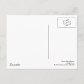 Klassieke vliegende schok briefkaart (Achterkant)