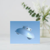 Klassieke vliegende schok briefkaart (Staand voorkant)