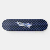 Klassieke vliegtuig Cessna Flying Carbon Fibre Persoonlijk Skateboard (Horizontaal)