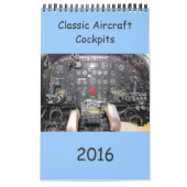 Klassieke Vliegtuig Cockpits Agenda 2016 Kalender (Hoes)
