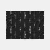 Klassieke vliegtuigpatronen  vlakke kunst Aangepas Fleece Deken (Voorkant (Horizontaal))