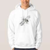 Klassieke vliegtuigvliegtuig hoodie (Voorkant)