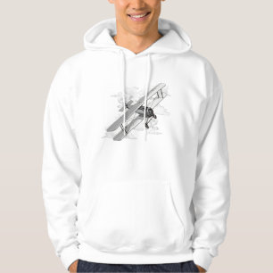 Klassieke vliegtuigvliegtuig hoodie