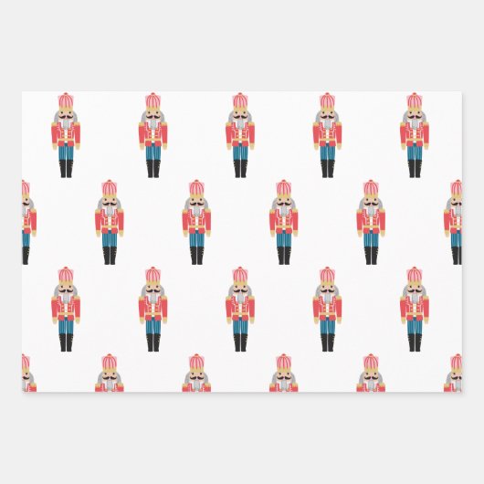 Klassieke voedingskraker, Ballerina Set van 3 Inpakpapier Vel (Voorkant)