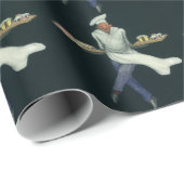 Klassieke Voedselbedrijf, Banketbakker met Gebakje Cadeaupapier (Rol Hoek)