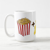 Klassieke voedselparing Popcorn + Boter = Love Hea Koffiemok (Links)