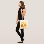 Klassieke voedselverpakking Macaroni + kaas = lief Tote Bag (Voorkant (model))