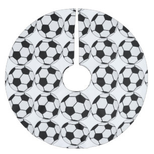 Klassieke Voetbal Bal Grafiek Traditionele Sportfa Kerstboom Rok