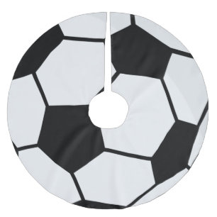Klassieke Voetbal Bal Grafiek Traditionele Sportfa Kerstboom Rok