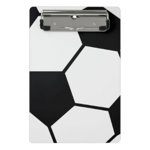 Klassieke Voetbal Bal Grafiek Traditionele Sportfa Mini Klembord