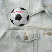 Klassieke voetbal-naamtag naamplaatje (In situ)