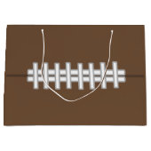 Klassieke voetbalcadeautas groot cadeauzakje (Voorkant)