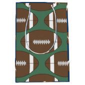 Klassieke voetbalcadeautas medium cadeauzakje (Voorkant)