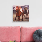 Klassieke volbloed, zegevierend canvas afdruk (Insitu (Woonkamer))