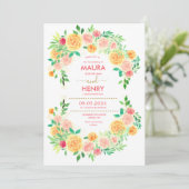 Klassieke voorjaarsweide bloementuin  kaart (Staand voorkant)