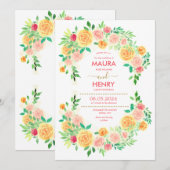 Klassieke voorjaarsweide bloementuin  kaart (Voorkant / Achterkant)