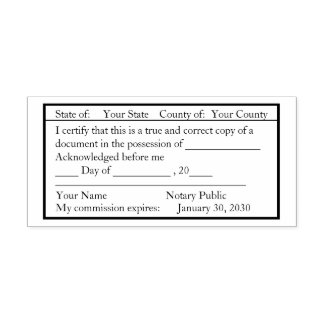 Klassieke vormgegeven notaris van het openbare exe zelfinktende stempel