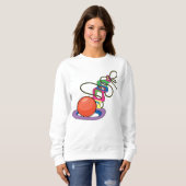 Klassieke vormgeving# Vrouwen basisch Sweatshirt (Voorkant volledig)