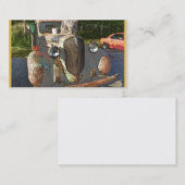 Klassieke vrachtwagen als schets visitekaartje (Voorkant / Achterkant)