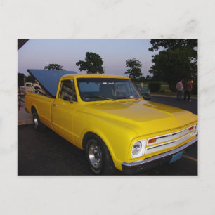 klassieke vrachtwagen briefkaart