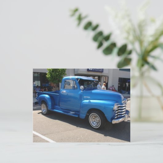 klassieke vrachtwagen briefkaart (Staand voorkant)