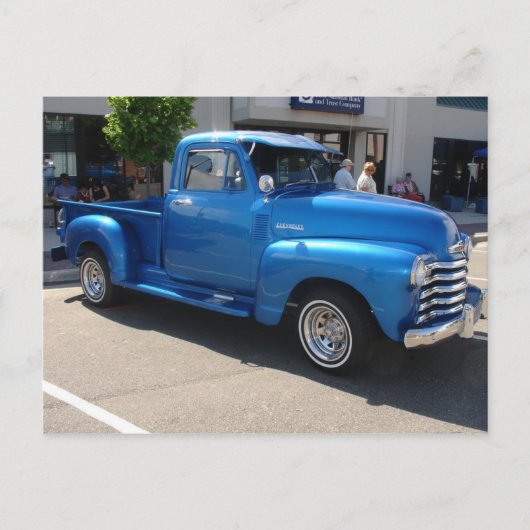 klassieke vrachtwagen briefkaart (Voorkant)