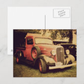 Klassieke vrachtwagen briefkaart (Voorkant / Achterkant)