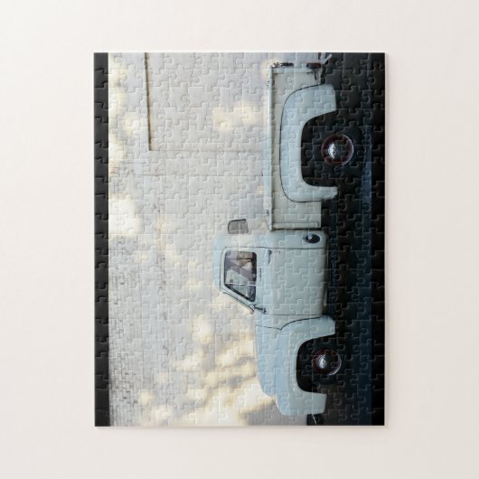 Klassieke vrachtwagen legpuzzel (Verticaal)