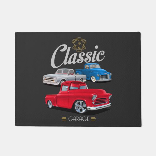 Klassieke vrachtwagens deurmat (Voorkant)