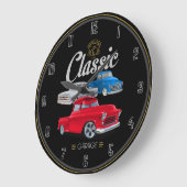 Klassieke vrachtwagens grote klok (Hoek)