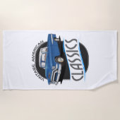  Klassieke vrachtwagens Strandlaken (Voorkant)