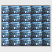 Klassieke vrachtwagenverpakkingpapier cadeaupapier (Vlak)