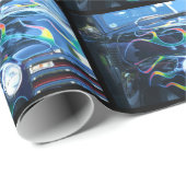 Klassieke vrachtwagenverpakkingpapier cadeaupapier (Rol Hoek)