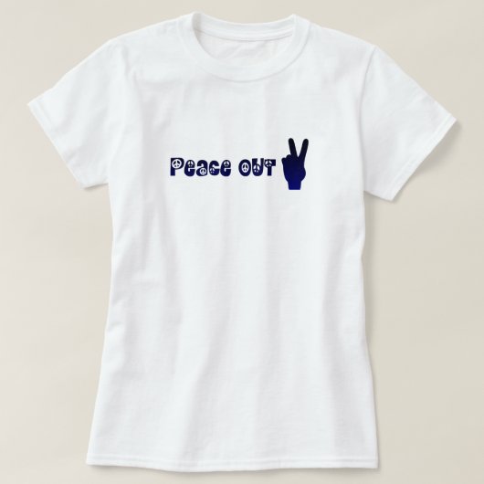 Klassieke Vrede T-shirt (Design voorkant)