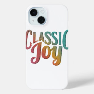Klassieke vreugde iPhone 15 case