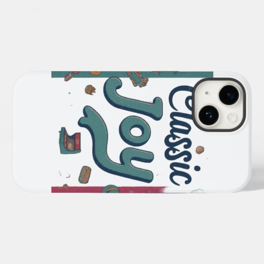 Klassieke vreugde Case-Mate iPhone case (Achterkant (horizontaal))