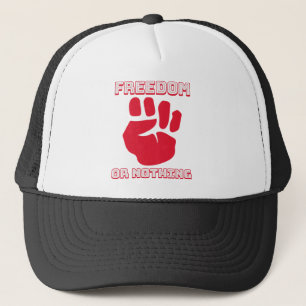 Klassieke vrijheid of niets trucker pet