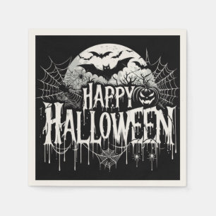 Klassieke vrolijke Halloween kunst Servet