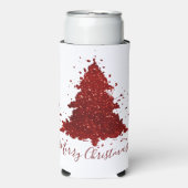 Klassieke Vrolijke Kerstmis | Rich Feestelijke Cri Seltzer Blikjeskoeler (Seltzer Voorkant)