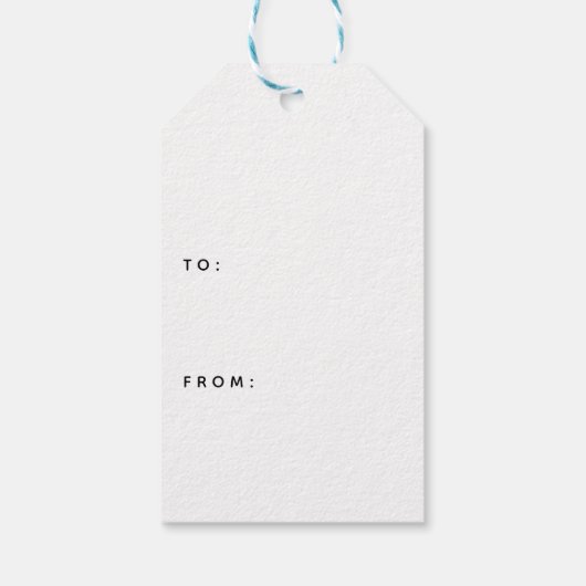 Klassieke Vrolijke Kerstwinter vakantie krans Cadeaulabel (Achterkant)