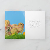 Klassieke vrolijke paaskaart voor broer en schoonz kaart (Binnen)