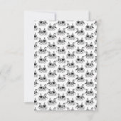 Klassieke Vrouw met Paard Carriage CUSTOM COLOR Bedankkaart (Achterkant)