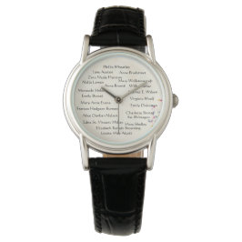 Klassieke Vrouwen Schrijvers Horloge