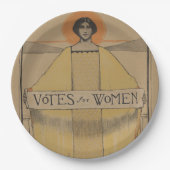 Klassieke  vrouwen stemmen over het Poster van Boy Papieren Bordje (Voorkant)