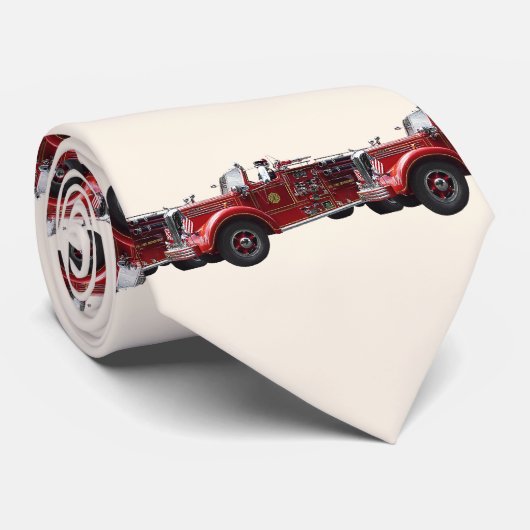 Klassieke vuurmotor stropdas (Opgerold)