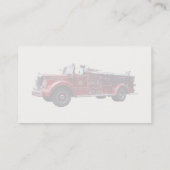 Klassieke vuurmotor visitekaartje (Achterkant)