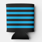 Klassieke Vuurtoren Kapitein of Bootnaam Blauw Blikjeskoeler (Achterkant)